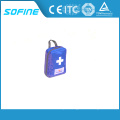 Kit de primeros auxilios médico de emergencia portátil de color azul de emergencia